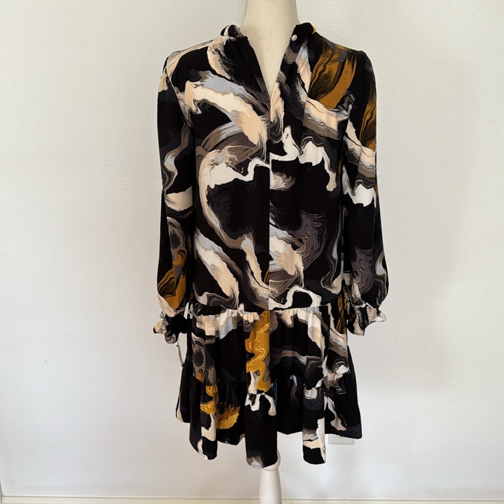 Nine West Long Sleeve Swing Dress. - Picture 5 of 6
